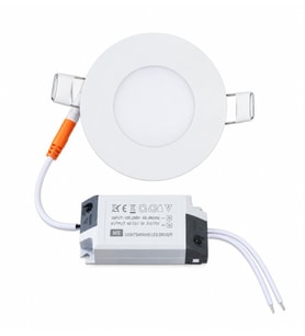 AKILLIELMA-LEVA LV-3089 LED PANEL YUVARLAK SLİM SIVA ALTI 3W BEYAZ 8,5CM