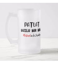 İsme Özel Buzlu Bira Bardağı