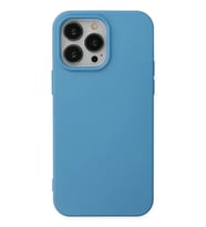 iPhone 14 Pro Max Kılıf Nano içi Kadife Silikon - Mavi