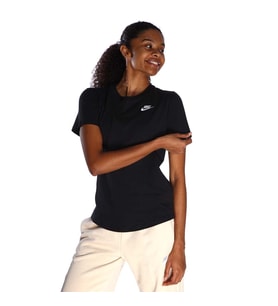 Nike W NSW CLUB SS TEE Siyah Kadın T-Shirt DX7902-010