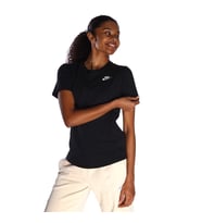 Nike W NSW CLUB SS TEE Siyah Kadın T-Shirt DX7902-010