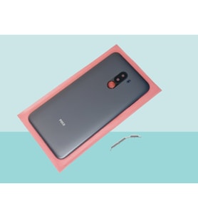 Xiaomi POCO F1 Uyumlu FULL KASA Arka Kapak Batarya Kapağı - FÜME