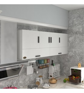 Kenzlife hazır mutfak perenna byz 060*180*32 mutfak banyo dolabı kapaklı raflı (Karışık)