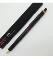 Rotring 800 Mekanik Kurşun Kalem, Siyah 0.5 mm  İsme Özel Kalem (Siyah-Gri)