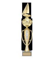 ODAK KUPA - Figürlü Kupalar - Yelken Figürlü Kupalar FG-071 A - 57 cm