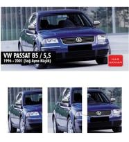 Vw Passat B5 - 5,5 Batman Yarasa Ayna Kapağı Piano Black 1996 1997 1998 1999 2000 2001