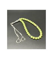 Yeşim 8mm 33lük Doğal Taş Tesbih (Yeşil)