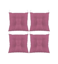 Gül Kurusu Pofidik Kare Sandalye Minderi 4'lü 40 X 40 Cm