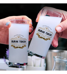 Renkli Spesial Hediyelik İkili Rakı Bardağı Seti