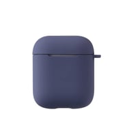 Apple Airpods Uyumlu Kılıf Zore Airbag 11 Silikon (Koyu Lila)