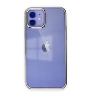 iPhone 12 Kılıf Element Silikon - Gümüş