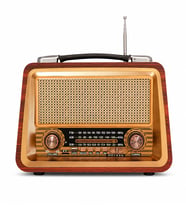 Ultratekno R-2066BT Nostaljik Bluetooth Radyo Şarjlı FM AM SW USB TF Kart Type-C