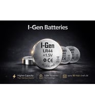 Batteries LR44 1.5V Alkalin Düğme Pil (AG13, A76, L1154) 10'lu Paket
