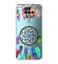 PrintiFy Tecno Camon 16 ile Uyumlu 1mm Slim Fit Nazar Boncuğu 6 Baskılı Şeffaf  Kılıf