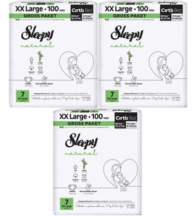 Sleepy Bebek Bezi Natural Beden:7 (20-30KG) XX Large 300 Adet Ekonomik Fırsat Gross Pk