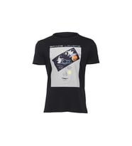 Biggdesign Faces Space Lovers Erkek T-Shirt (Siyah)
