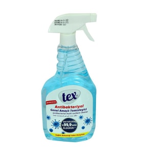 Tex Antibakteriyel Genel Amaçlı Temizleyici Mavi Sprey 750Ml