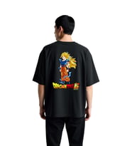 Erkek Oversize Tişört Anime Karakteri Baskılı Grafik Desenli Rahat Kesim Günlük Giyim Modern Şık