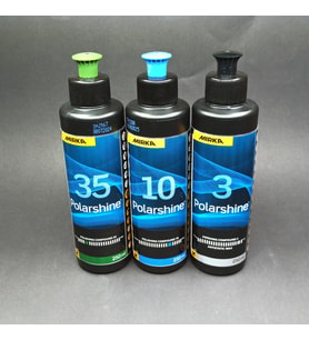 PASTA CİLA SETİ EPOKSİ PARLATMA POLİSAJ SETİ 35 10 VE 3 BİTİRME PASTASI  250 ML X 3 ADET (750 ML)