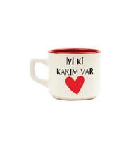 İyi Ki Karım Var Baskılı Kırmızı Venüs Sevgililer Günü Kupası