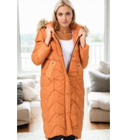 Dewberry Kadın %100 Polyester Kaban Camel Z9751 Günlük Dış Giyim, Kazak ve Gömlek Kombini, Seyahat Gardırobu