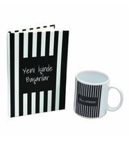 Yeni İşinde Başarlar Defter Bardak Seti