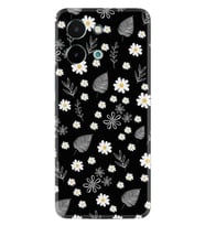 Vivo Y28 Kılıf Boutique Baskılı Resimli Papatyalar ve Yaprak Pcode -078