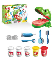 Dinozor Dişçi Oyun Hamur Set (Karışık)