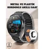 Akıllı Saat Sağlık Ve Fitness Takibi Bluetooth Bağlantılı Dokunmatik Ekran