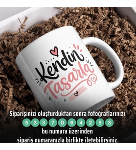 Kişiye Özel Kendin Tasarla Kupa Bardak