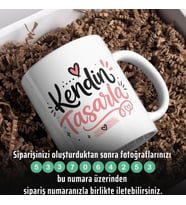 Kişiye Özel Kendin Tasarla Kupa Bardak