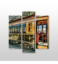 Tramvay  Kanvas Tablo 147x160cm (Karışık)