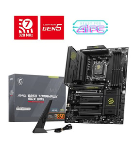 MSI MAG B850 TOMAHAWK MAX WIFI7 DDR5 HDMI-DP PCIE 5.0 AM5 ATX