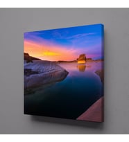 VADİ KANVAS TABLO 80x80cm (Karışık)