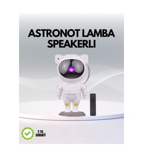 Çok Fonksiyonlu USB Güç Bağlantılı Astronot Gece Lambası