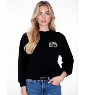 KAMERA UNİSEX SWEATSHİRT (Siyah)