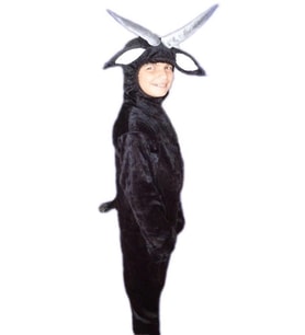 Keçi Kostümü Model-2 (Beyaz)