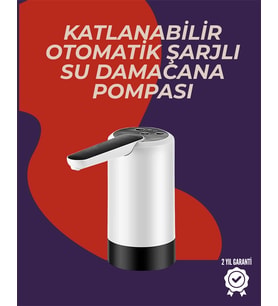 Şarjlı Daana Su Pompası Otomatik Ve Taşınabilir