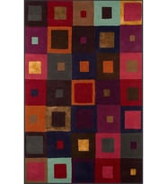Eliana Home Baskılı, Yıkanabilir Kaymaz Taban Salon Halısı LNA1154 100x150 cm (Kırmızı)