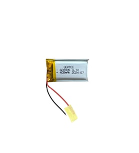 602035 3.7V 400mAh Li-Polymer Pil (Devreli/1.5A)