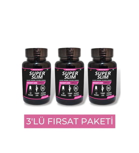 Medinutrica Super Slim Bölgesel Şekillendirici 30'lu Destekleyici X 3 Adet