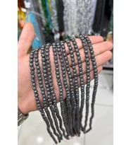 Hematit Taşı Küre Kesim Füme 5mm Doğal Taş Dizi