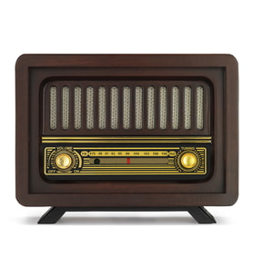 BLUETOOTH, USB, FM RADYO ÖZELLİKLİ NOSTALJİK RADYO + ŞARJLI PİL+ ADAPTÖR