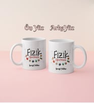 Fizik Öğretmeni Kupa Bardak Kişiye Özel