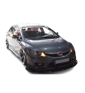 Honda Civic Fd6  (2006-2012) Ön Lip 3 Parça (Plastik)