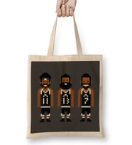 Brooklyn Nets Pixel Players Nets Big 3 Bez Çanta Uzun Saplı