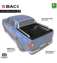 Drs Tuning Amarok 2 S-Back Sürgülü Kapak Siyah V1 OEM Stil 2023 Üzeri