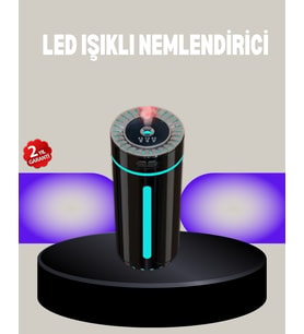 Aromaterapi Özellikli Ultrasonik Hava Nemlendirici Led Atmosfer Işığı - Lisinya