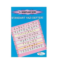 Tanışır Yayınları 64 Sayfa 19.5X27.5 1. Sınıflar İçin Standart Yazı Defteri Mavi
