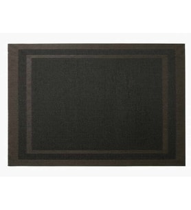 Amerikan Servis PVC 30x45 cm - Koyu Antrasit İnce Çerçeveli